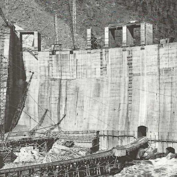Calderwood Dam Construction circa 1929